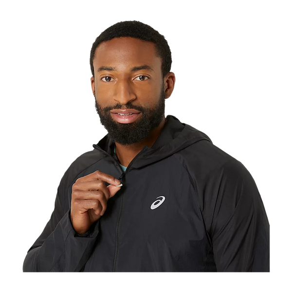 ASICS Men's ROAD PACKABLE JACKET Performance Black