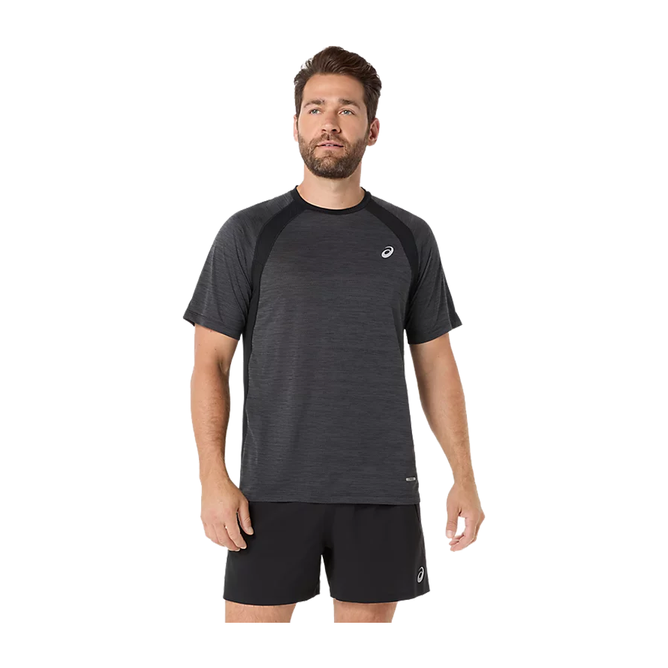 ASICS Men's ROAD SS Top Black Main image