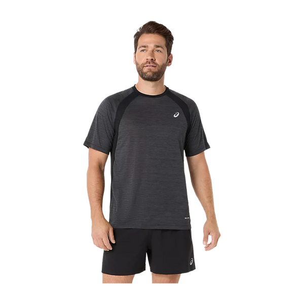 ASICS Men's ROAD SS Top Black