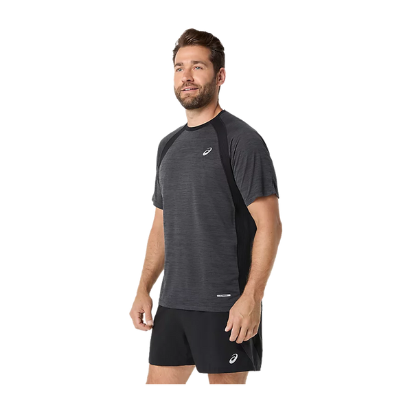 ASICS Men's ROAD SS Top Black