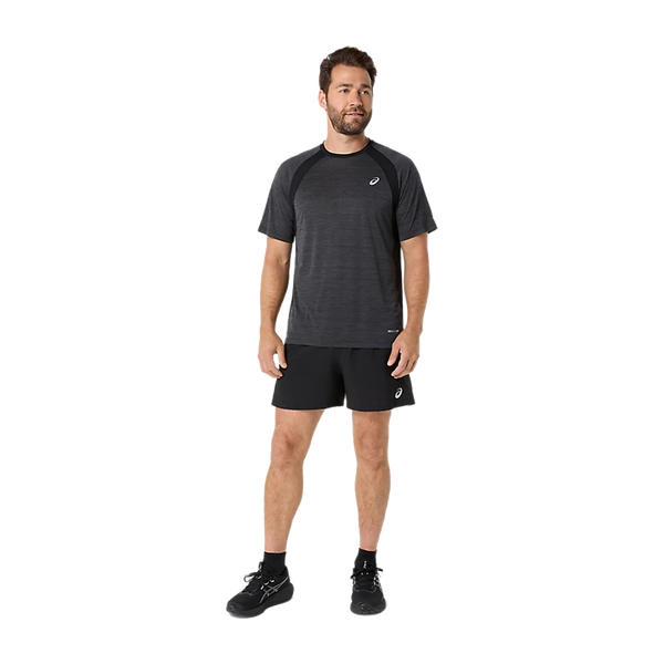 ASICS Men's ROAD SS Top Black
