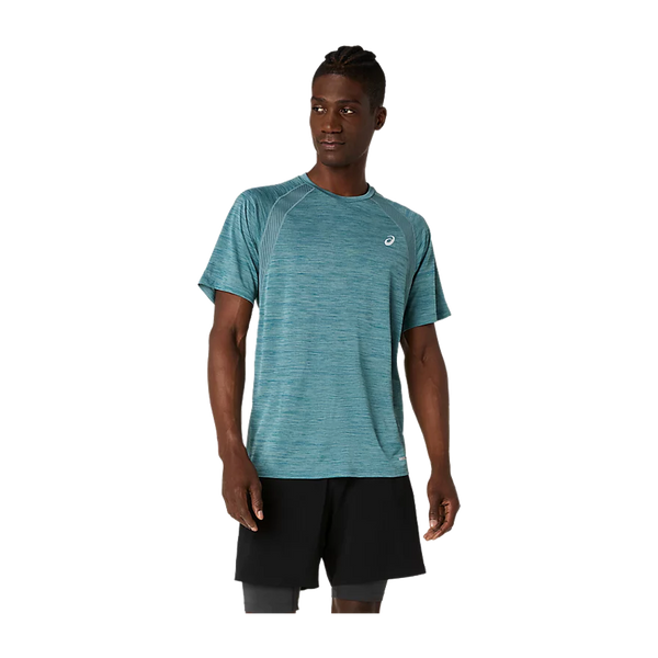 ASICS Men's ROAD SS Top Foggy Teal