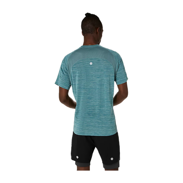 ASICS Men's ROAD SS Top Foggy Teal