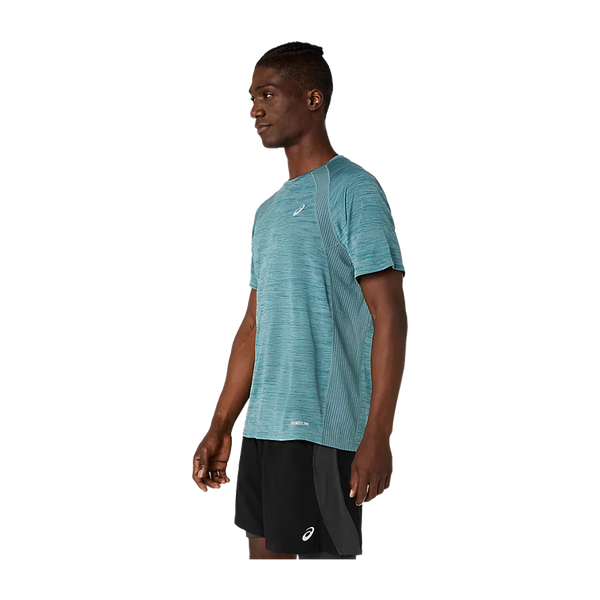 ASICS Men's ROAD SS Top Foggy Teal