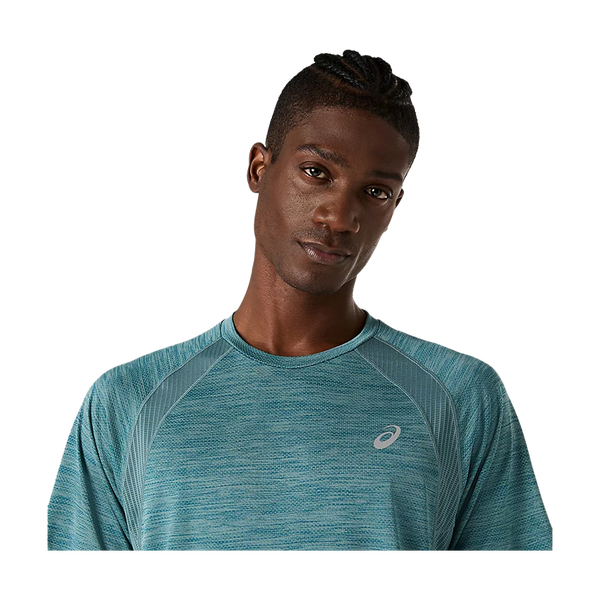 ASICS Men's ROAD SS Top Foggy Teal