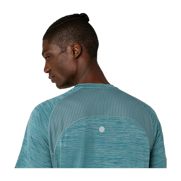 ASICS Men's ROAD SS Top Foggy Teal