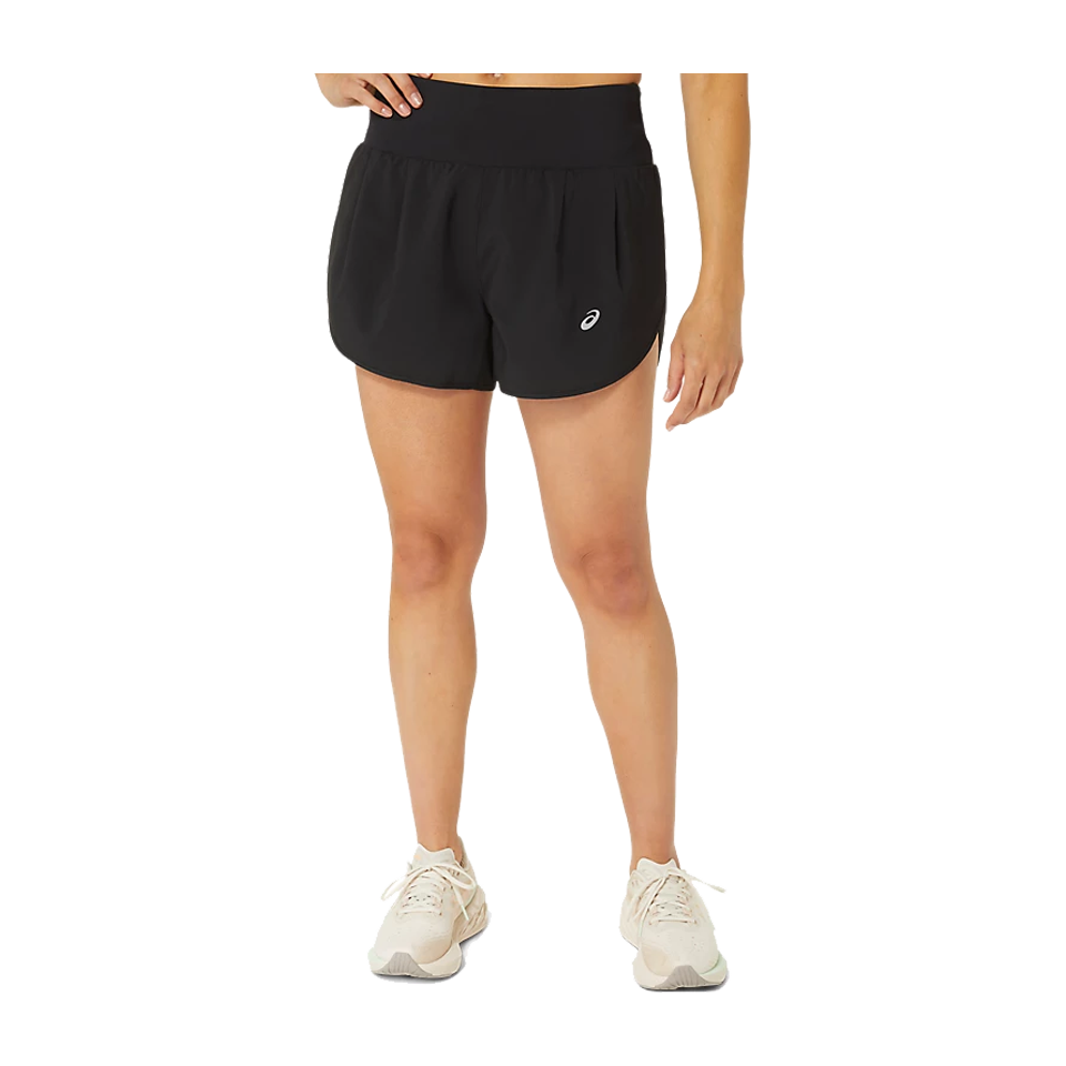 ASICS Women's ROAD 3.5" Short Performance Black