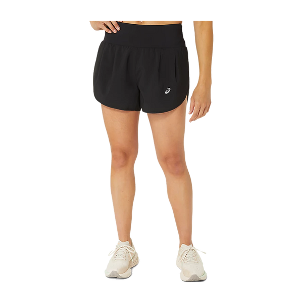 ASICS Women's ROAD 3.5" Short Performance Black