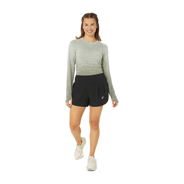 ASICS Women's ROAD 3.5" Short Performance Black