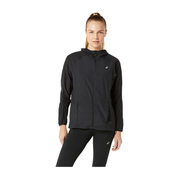 ASICS Women's ROAD PACKABLE JACKET Black