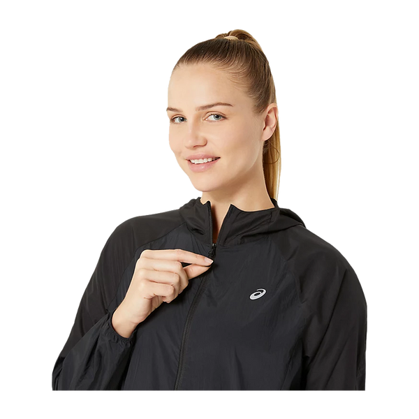 ASICS Women's ROAD PACKABLE JACKET Black