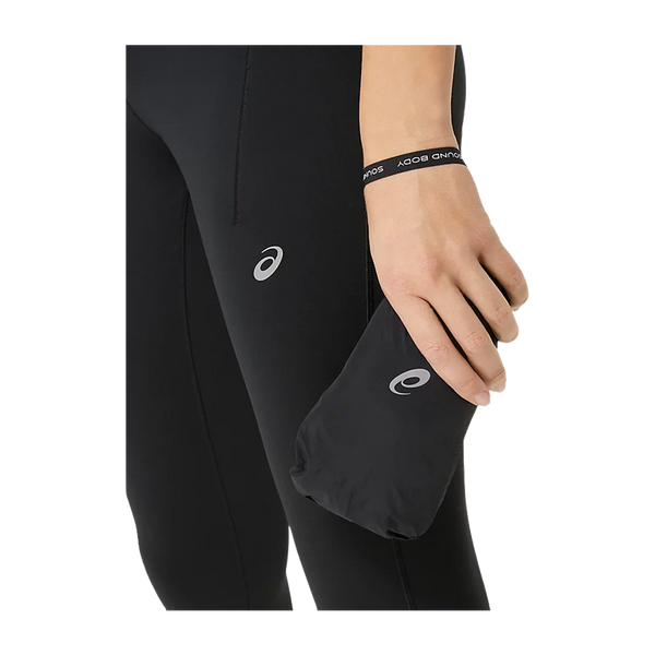 ASICS Women's ROAD PACKABLE JACKET Black