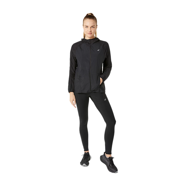 ASICS Women's ROAD PACKABLE JACKET Black