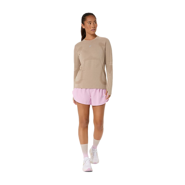 ASICS Women's ROAD Seamless LS Top Greige