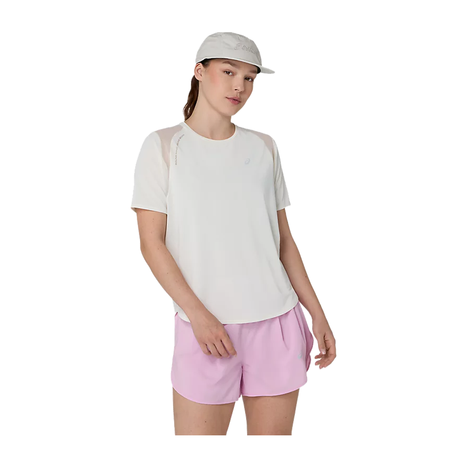 ASICS Women's ROAD SS Top Greige