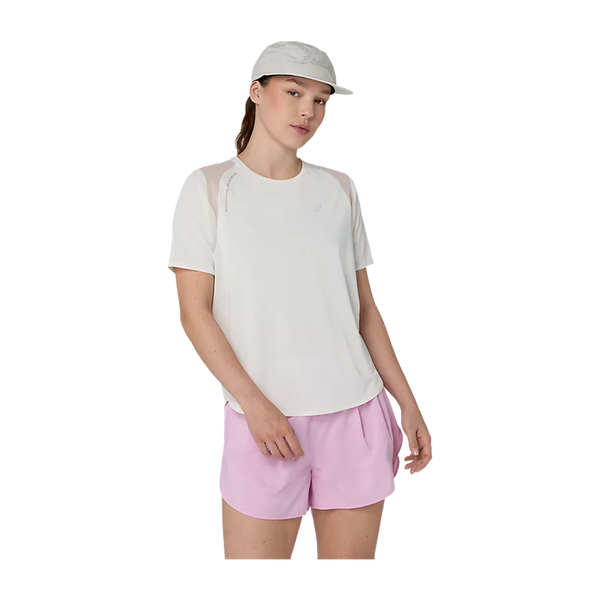 ASICS Women's ROAD SS Top Greige