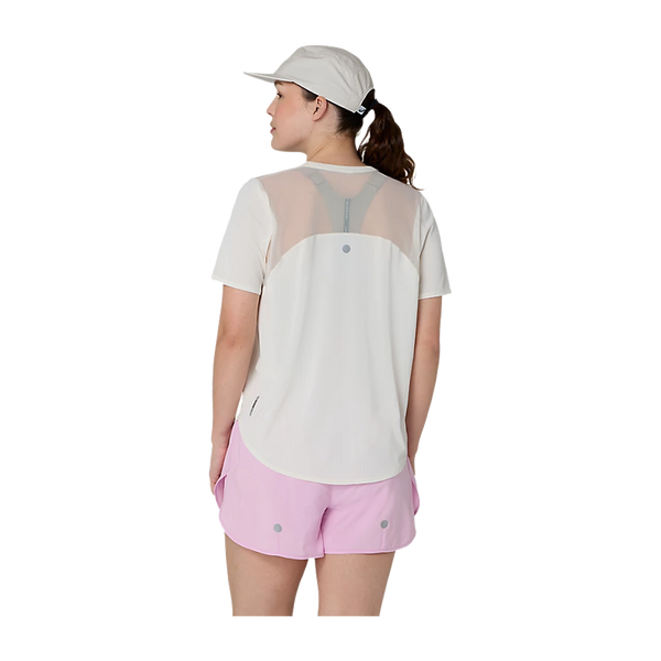 ASICS Women's ROAD SS Top Greige