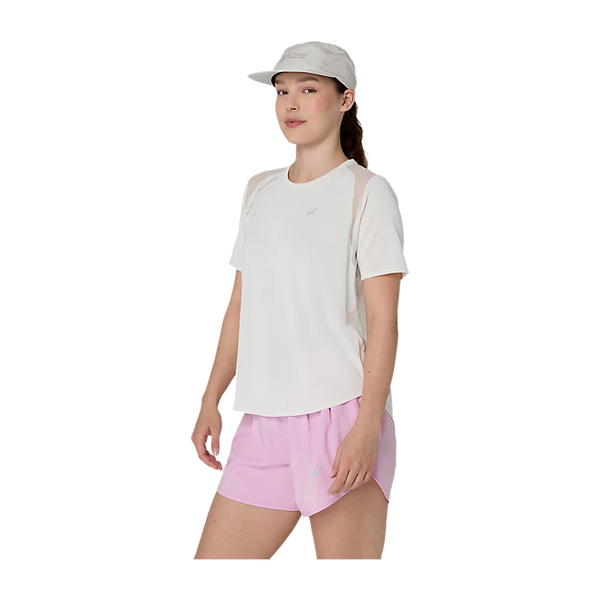 ASICS Women's ROAD SS Top Greige