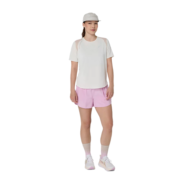 ASICS Women's ROAD SS Top Greige