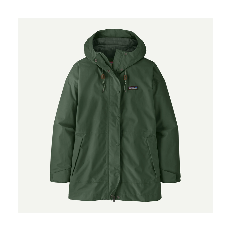 Patagonia Women's Outdoor Everyday Rain Jacket Canopy Green