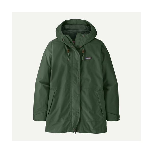 Patagonia Women's Outdoor Everyday Rain Jacket Canopy Green