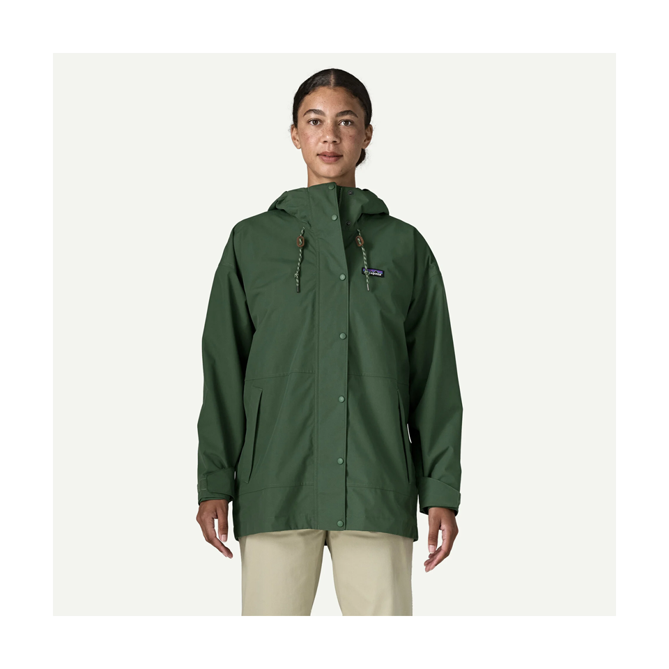 Patagonia Women's Outdoor Everyday Rain Jacket Canopy Green Main image