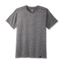 Brooks Men's Luxe Short Sleeve Heather Charcoal