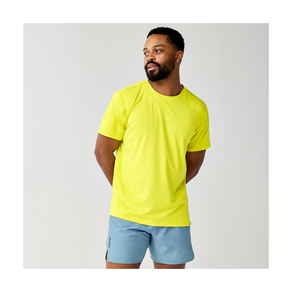 Brooks Men's Luxe Short Sleeve Lichen Main image