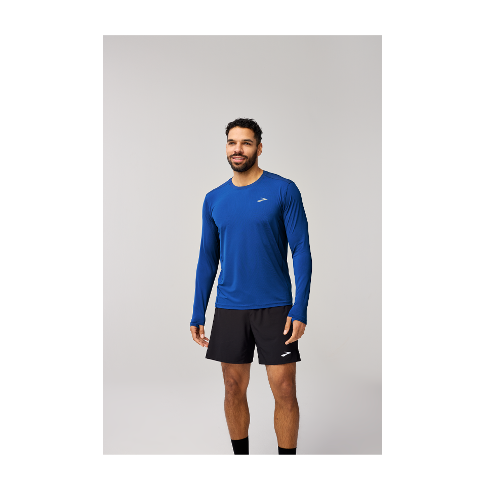 Brooks Men's Atmosphere Long Sleeve 3.0 Neo Blue Secondary image