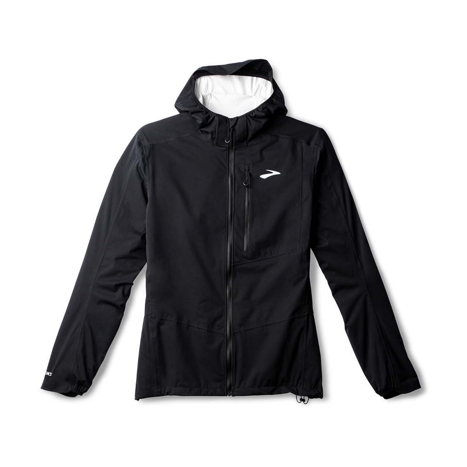 Brooks Men's High Point Waterproof Jacket 2 Black