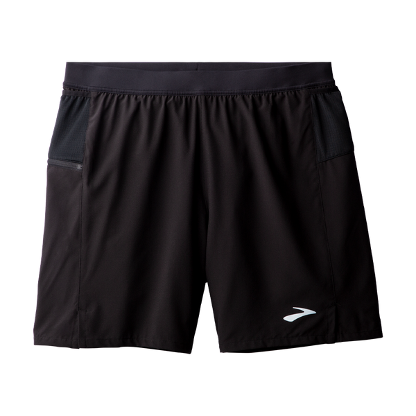 Brooks Men's Journey 7" 2-in-1 Short Black