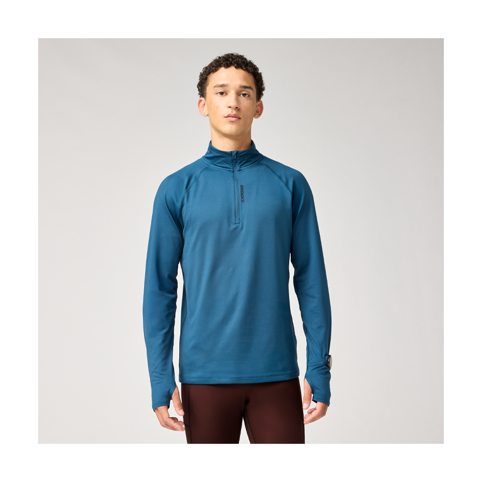 Brooks Men's Dash 1/4 Zip 3.0 Indigo Main image