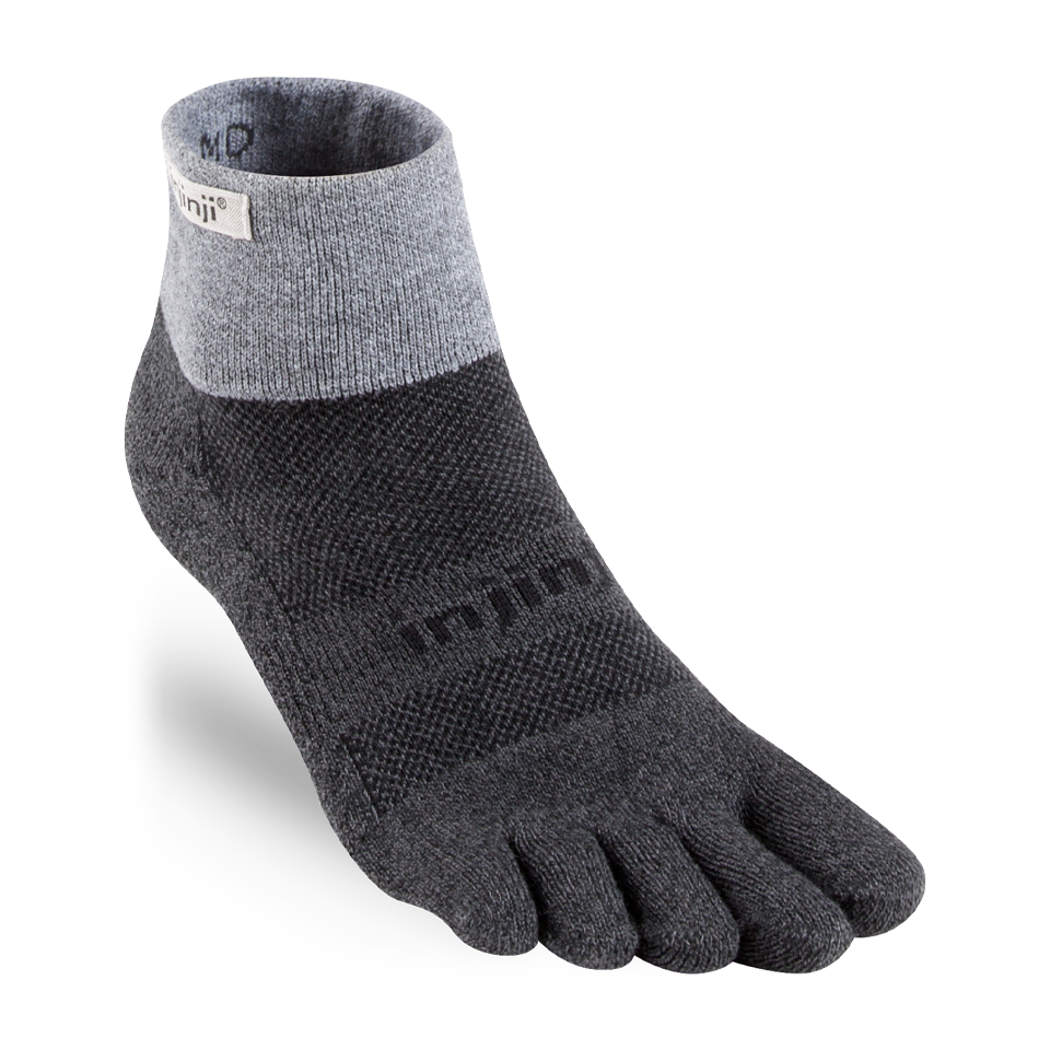Injinji Trail Midweight Mini‑Crew Granite Main image