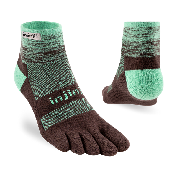 Injinji Trail Midweight Mini‑Crew Mint