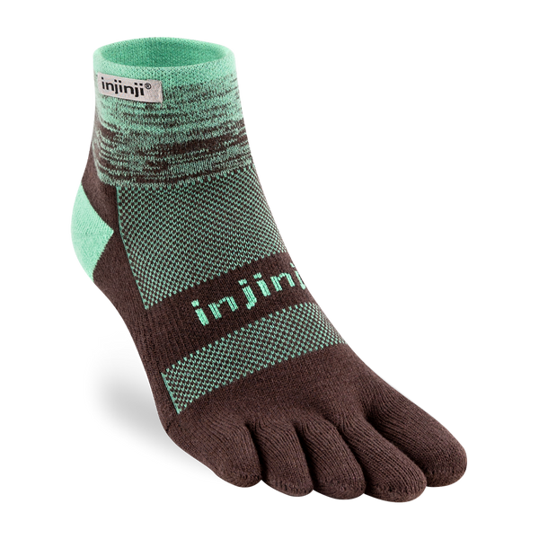 Injinji Trail Midweight Mini‑Crew Mint