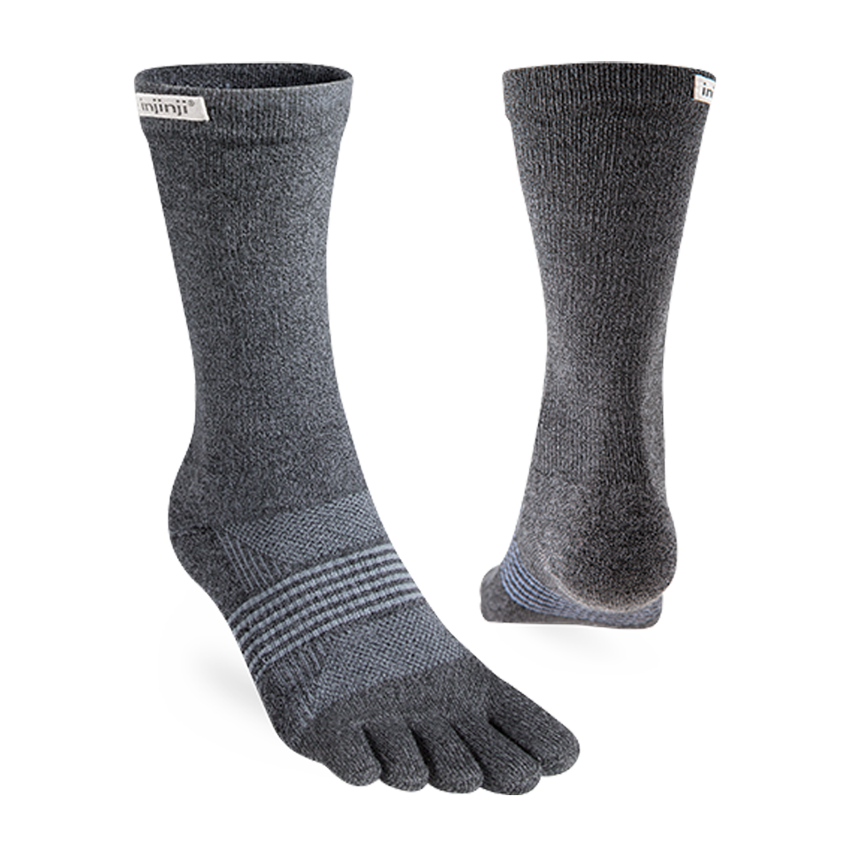 Injinji Women's Trail Midweight Crew Granite Secondary image