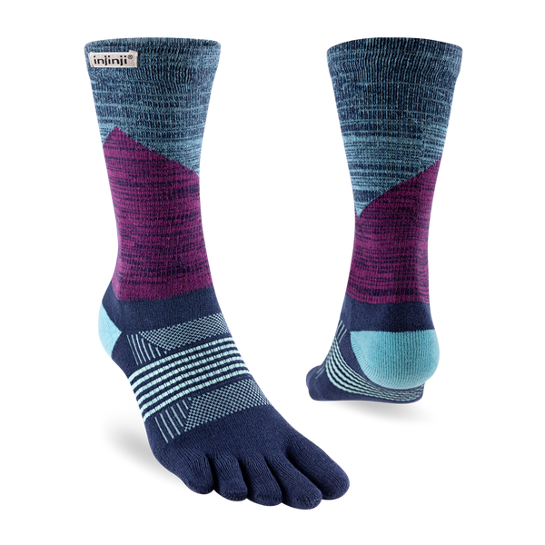 Injinji Women's Trail Midweight Crew Twilight