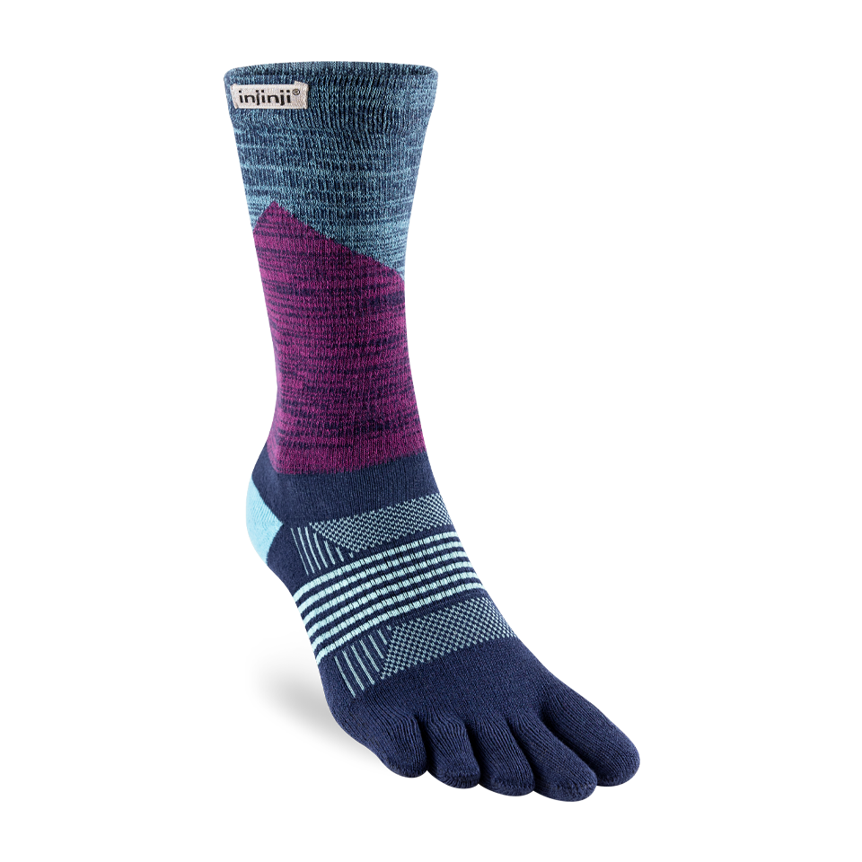 Injinji Women's Trail Midweight Crew Twilight