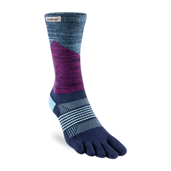 Injinji Women's Trail Midweight Crew Twilight