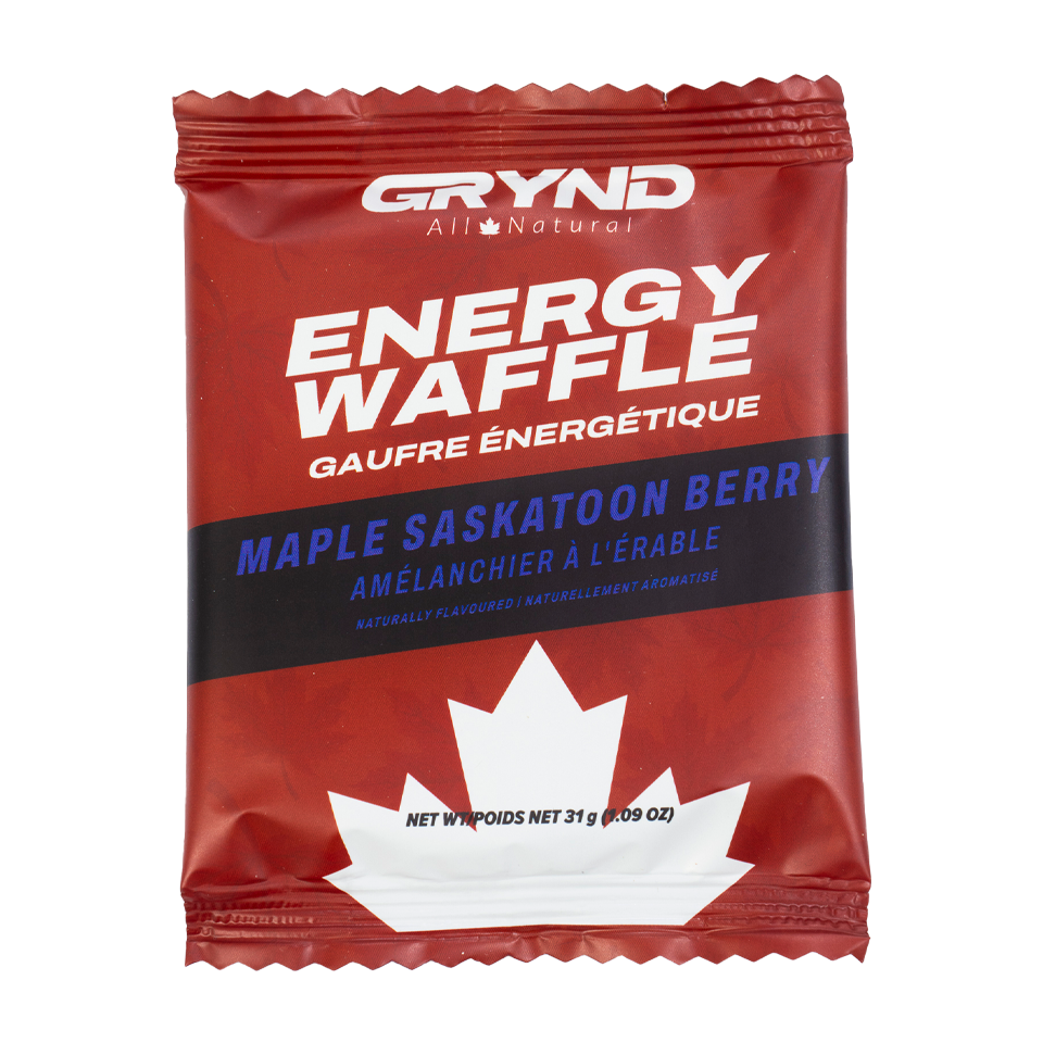GRYND Energy Waffle Maple Saskatoon Berry