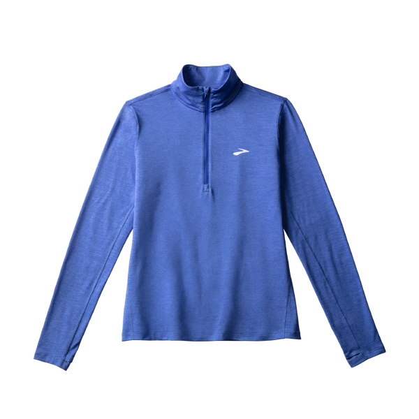 Brooks Women's Dash 1/2 Zip 2.0 Heather Bluebell