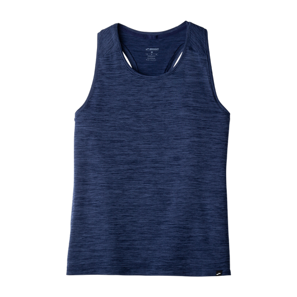 Brooks Women's Luxe Tank Heather Midnight