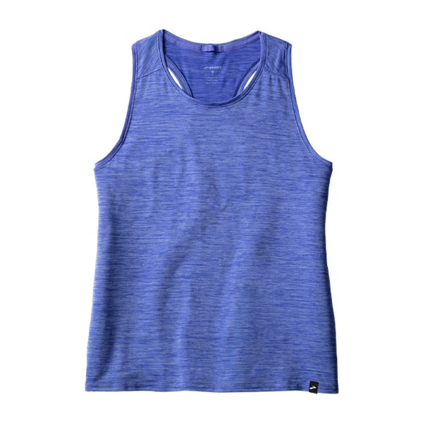 Brooks Women's Luxe Tank Heather Bluebell