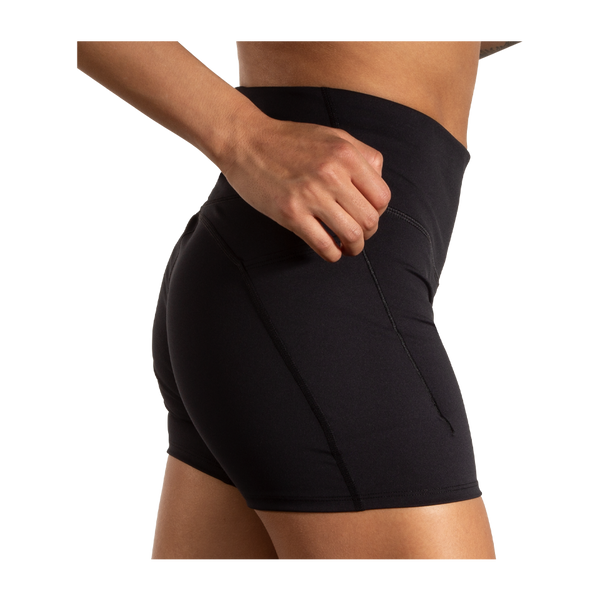 Brooks Women's Spark 5" Short Tight Black
