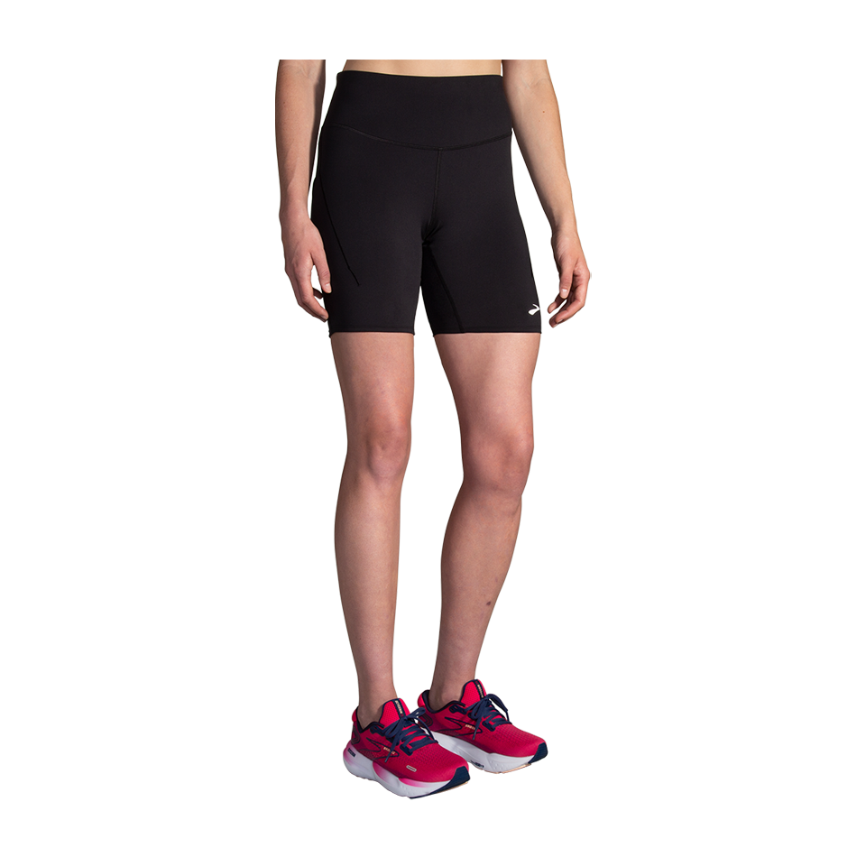 Brooks Women's Spark 8" Short Tight Black Secondary image