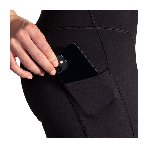 Brooks Women's Spark 8" Short Tight Black