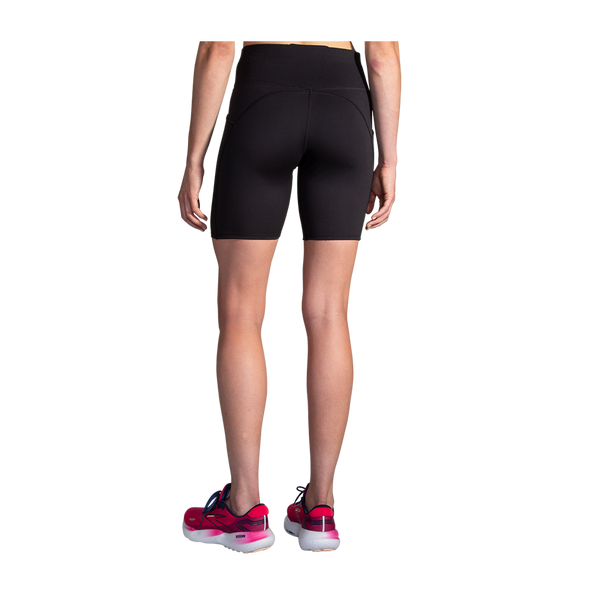 Brooks Women's Spark 8" Short Tight Black