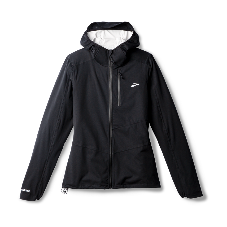 Brooks Women's High Point Waterproof Jacket 2 Black