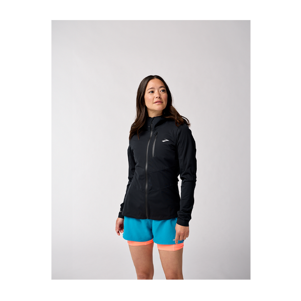 Brooks Women's High Point Waterproof Jacket 2 Black