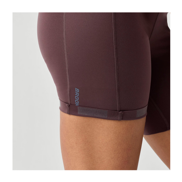 Brooks Women's Chaser 7" Short Tight Cocoa